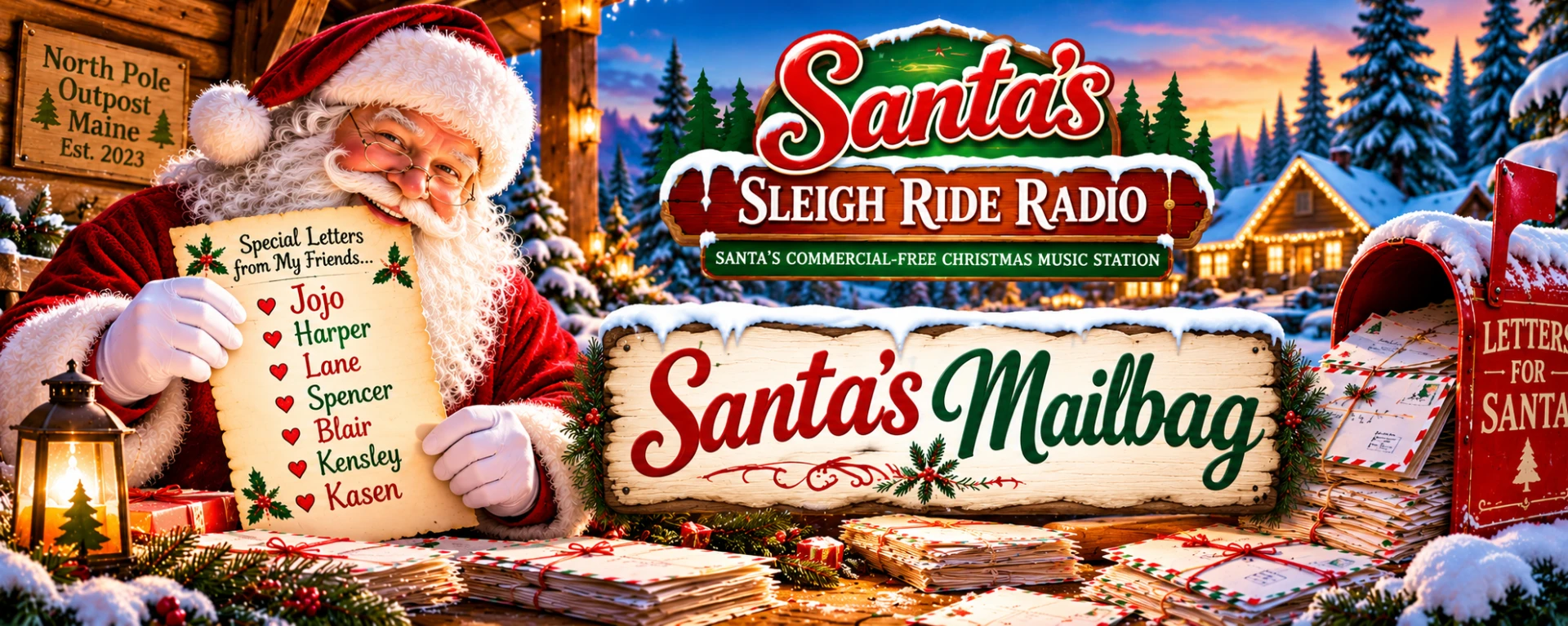 Santa’s Mailbag at the North Pole